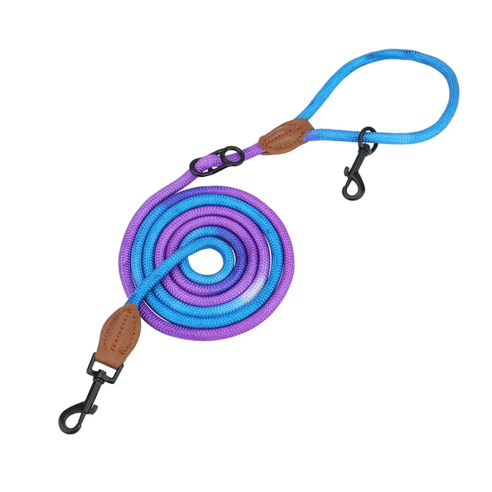 Laisse Corde Mains Libres Pastel pour Chien