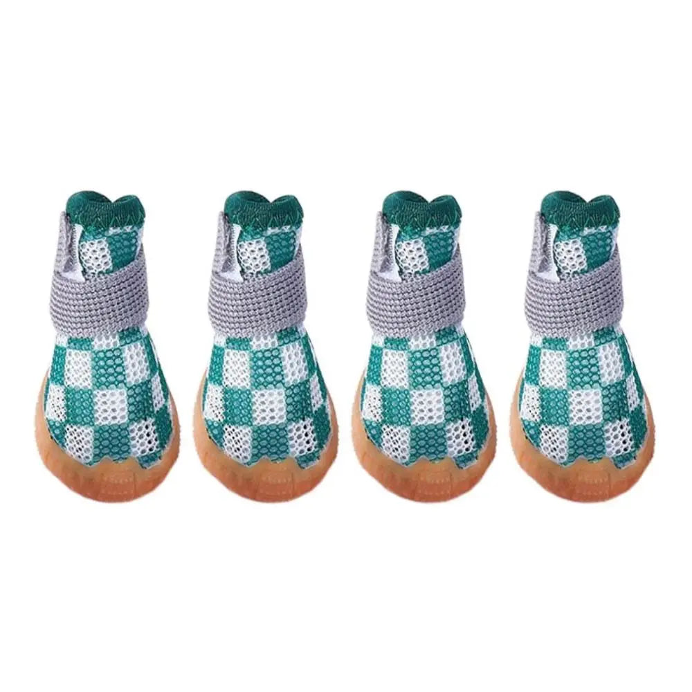 Chaussures Antidérapantes Respirantes pour Chiens – Lot de 4