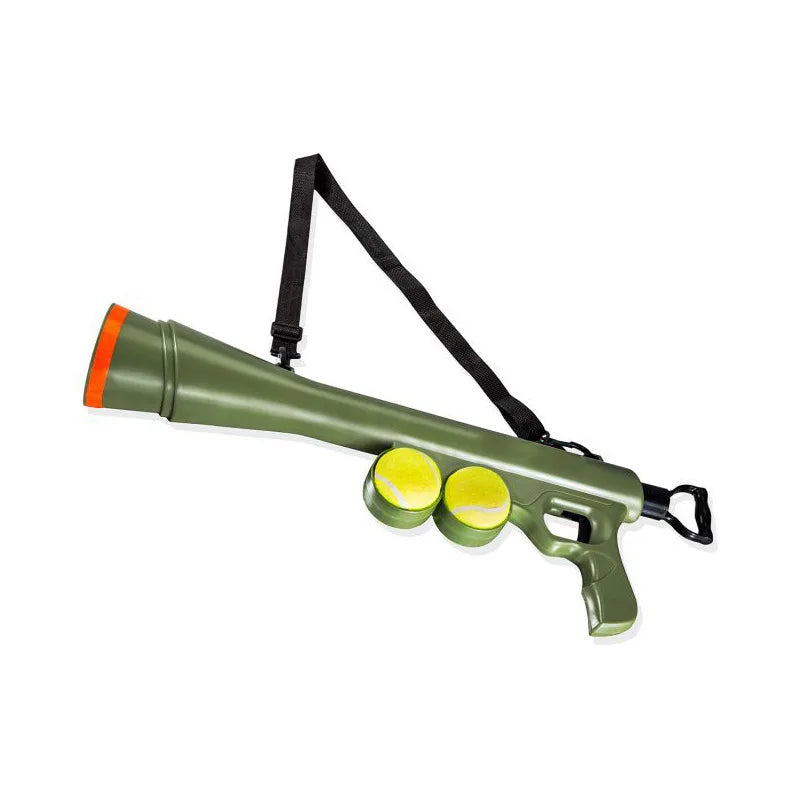 Lance-Balle Tennis pour Chiens – Modèle Fusil Interactif