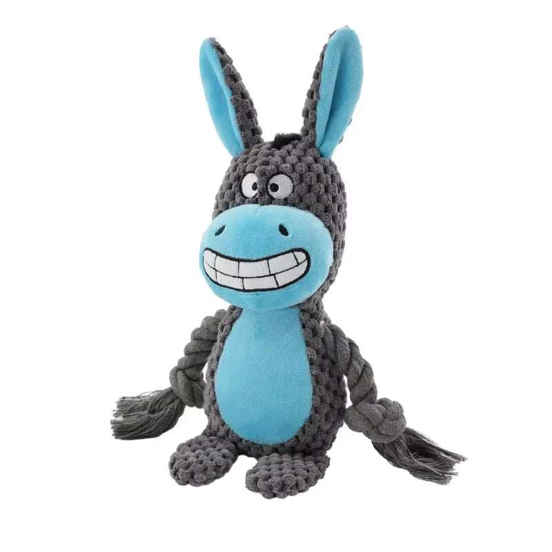 Peluche Animaux Rigolos avec Couineur pour Chiens