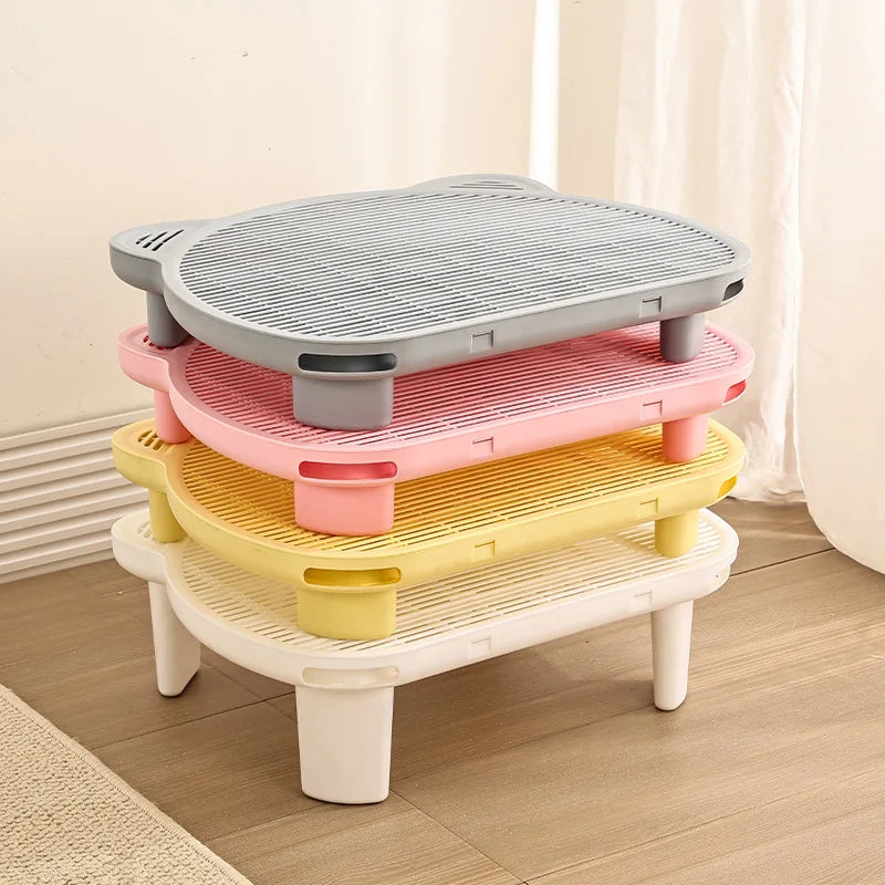 Plateforme Anti-Dispersion pour Bac à Litière – Double Couche sur Pieds