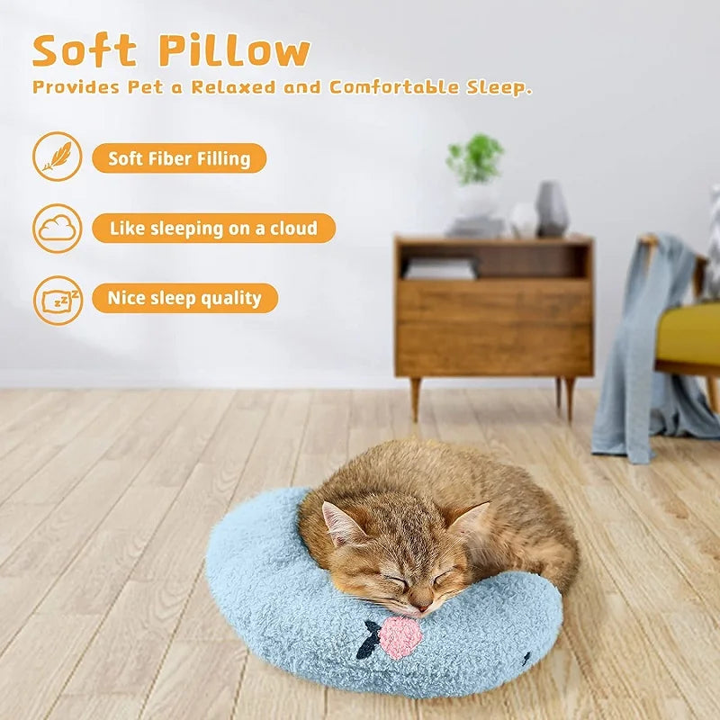 Coussin en U Douillet pour Chats et Petits Chiens