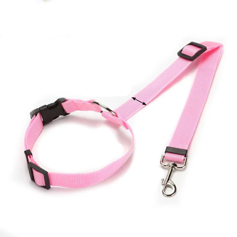 Ceinture de Sécurité & Laisse Voiture pour Chien