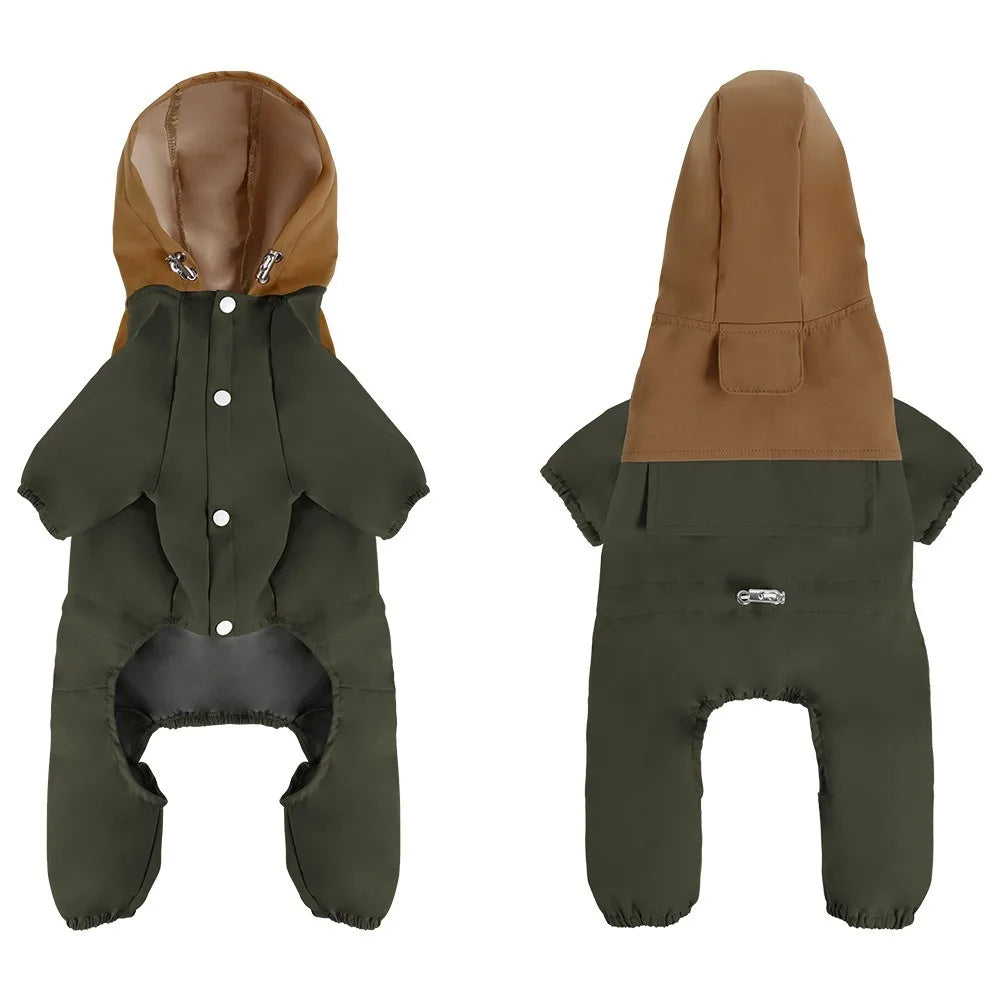 Manteau Réfléchissant Imperméable pour Chien en Nylon