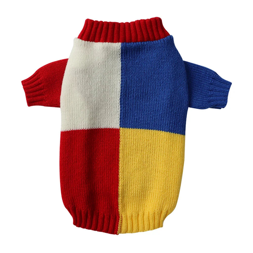 Pull Coloré à Carreaux pour Chien ou Chat