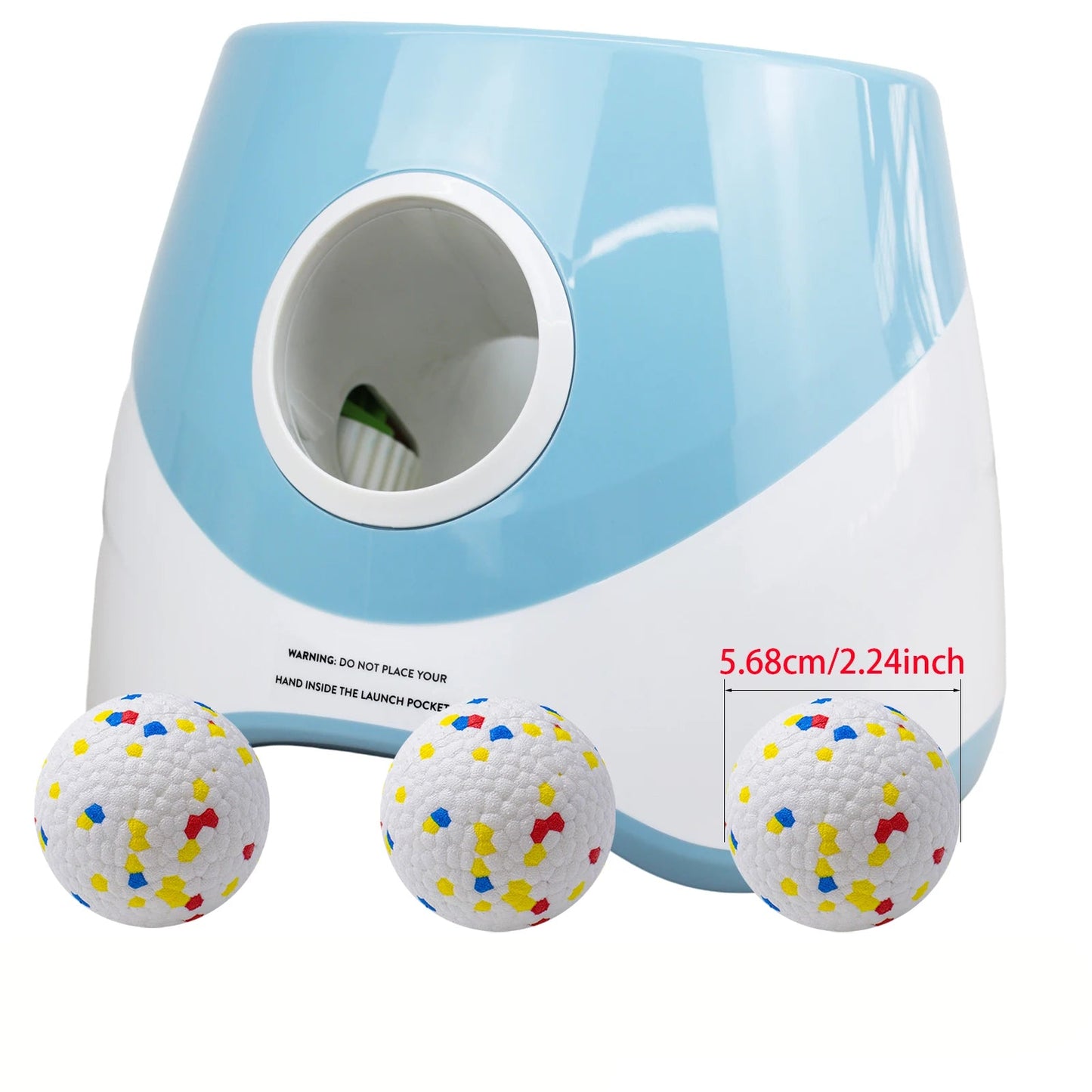 Lanceur Automatique de Balles pour Chiens – 3 Niveaux de Distance