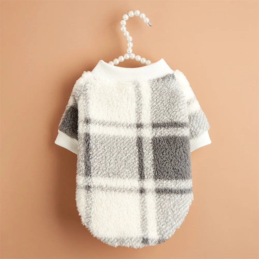 Pull Polaire à Motifs Géométriques pour Chien