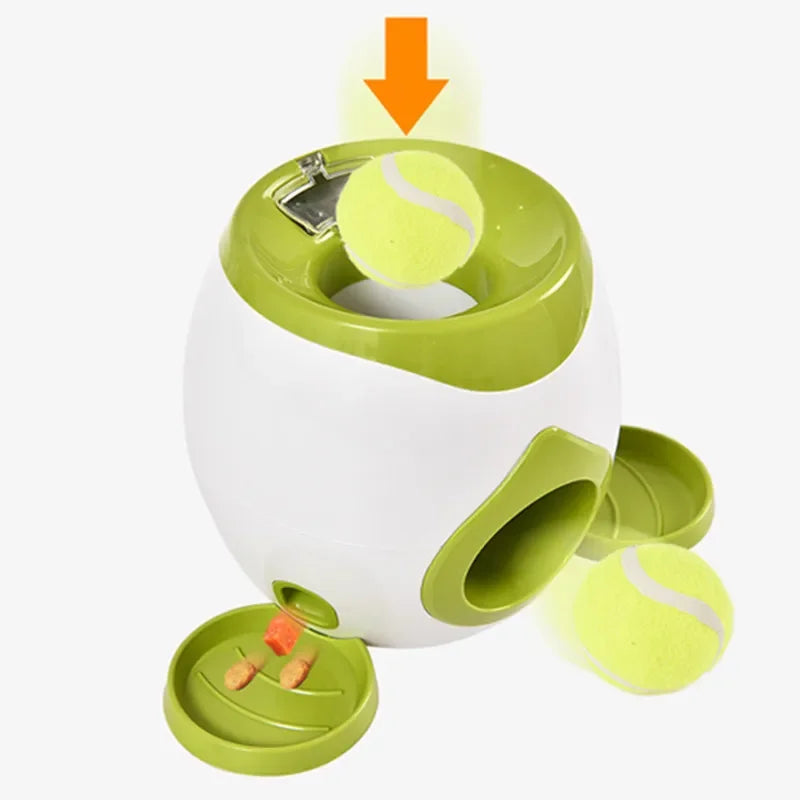 Distributeur de Balles pour Chiens avec Distributeur de friandises
