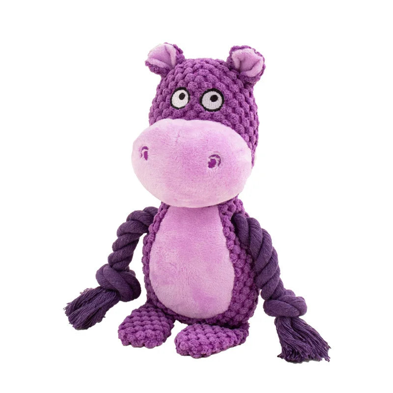 Peluche Animaux Rigolos avec Couineur pour Chiens