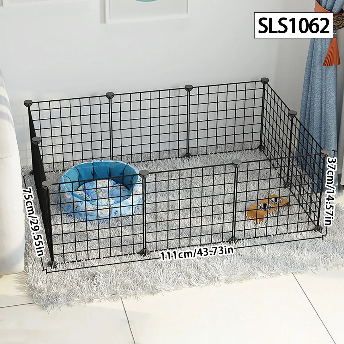 Enclos Modulaire en Grille Métallique pour Animaux