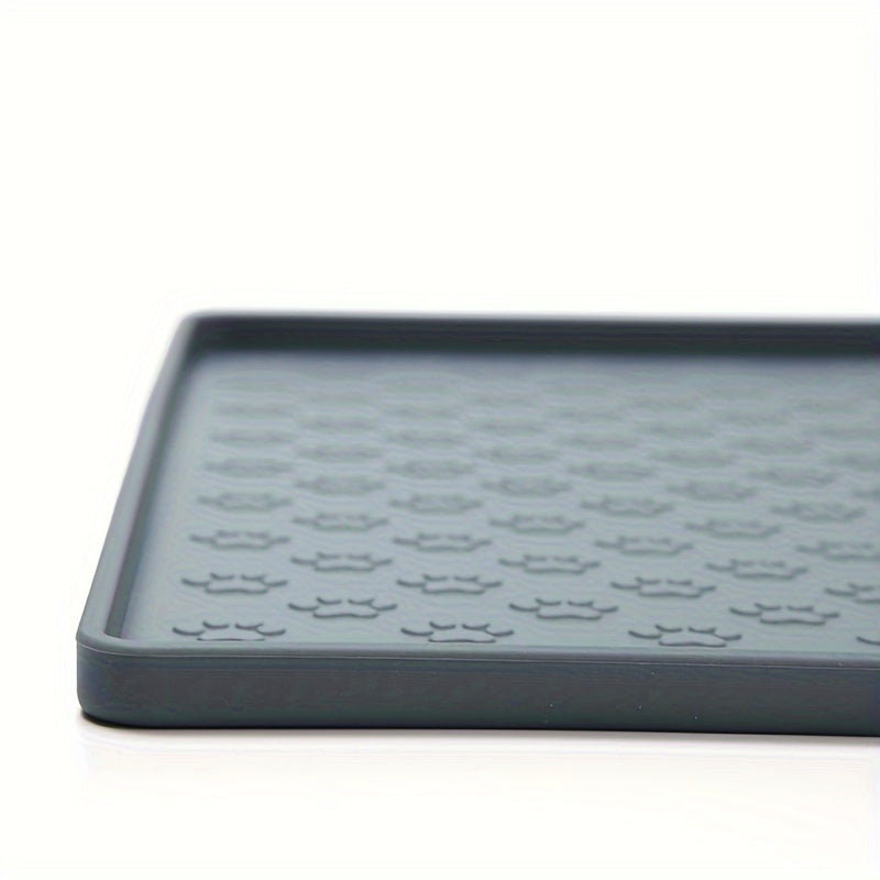 Tapis de gamelle antidérapant en silicone pour chien et chat