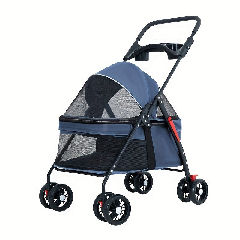 Poussette pour Animaux Pliable et Légère