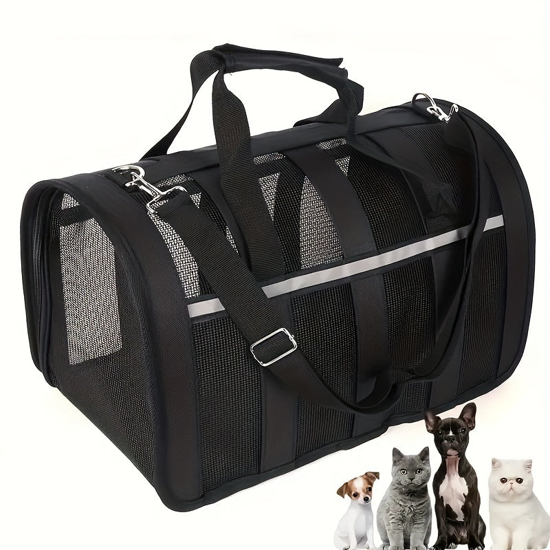 Sac de Transport Respirant en Nylon pour Animaux