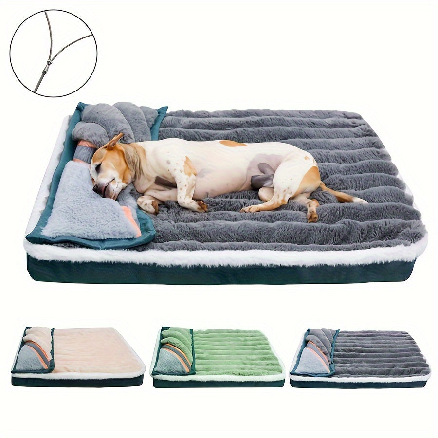 Matelas Orthopédique à Mémoire de Forme avec Oreiller Intégré