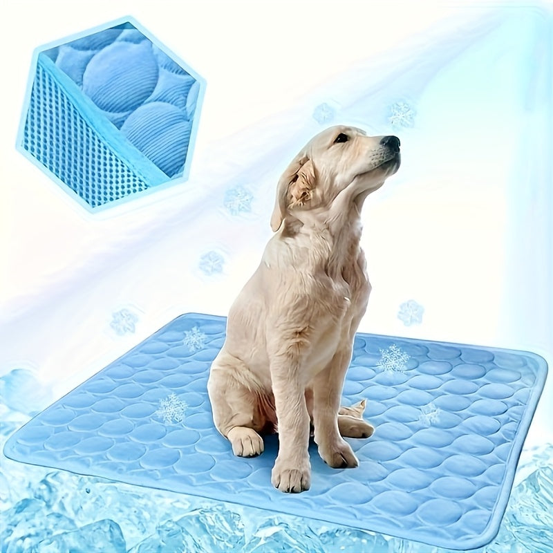 Tapis Rafraîchissant en Tissu Rafraîchissant – Matelas d’Été Lavable pour Chiens