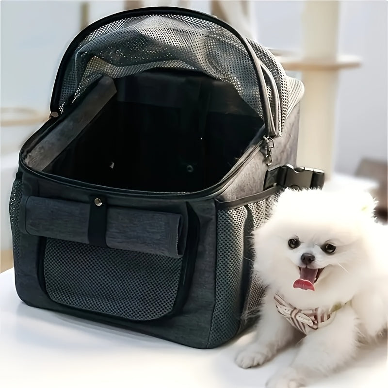 Sac vélo avant pour chien et chat avec sangles et poches