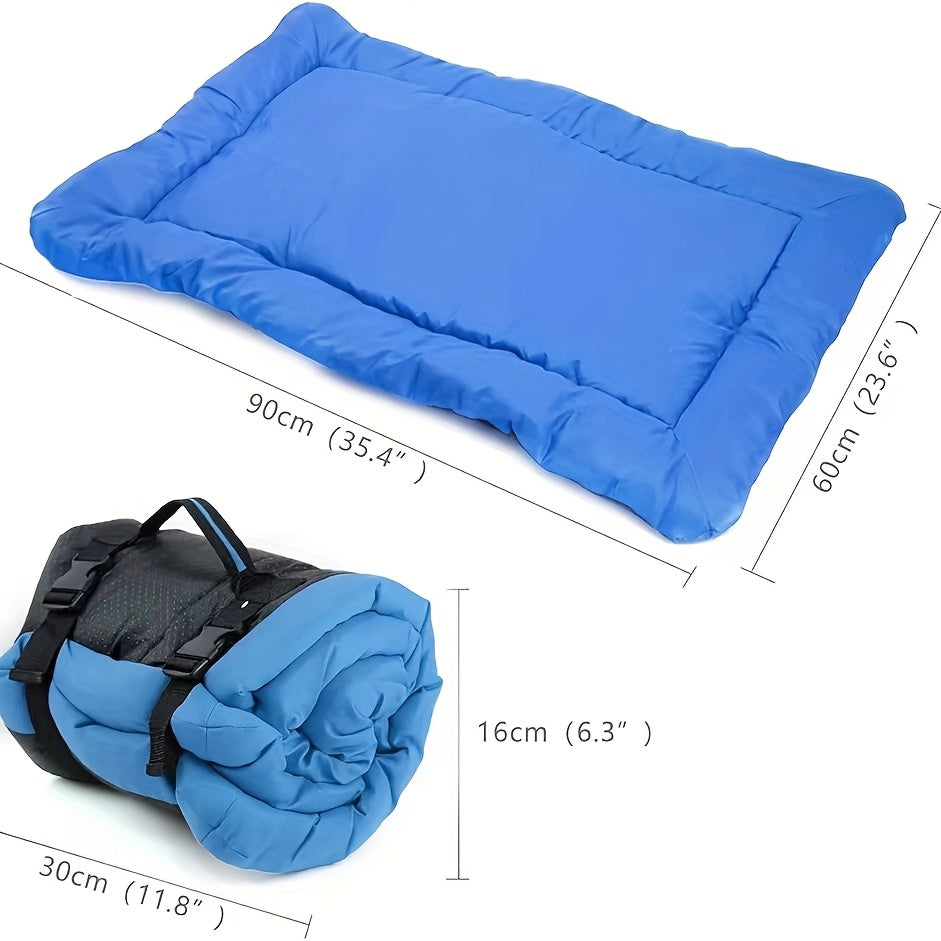 Coussin Extérieur Pliable pour Chien – Antidérapant et Lavable