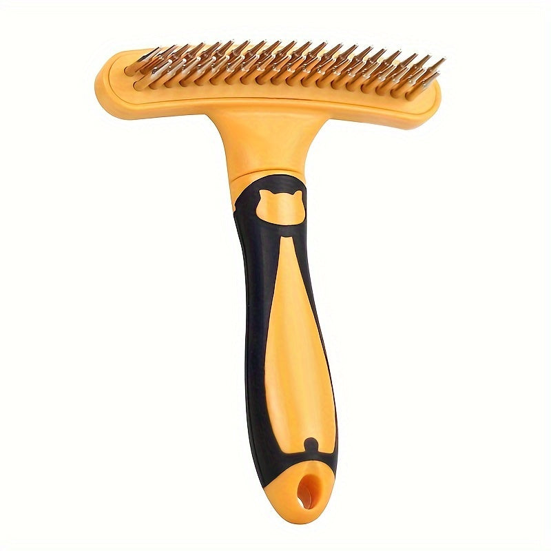 Brosse Démêlante à Double Rangée pour Chiens et Chats