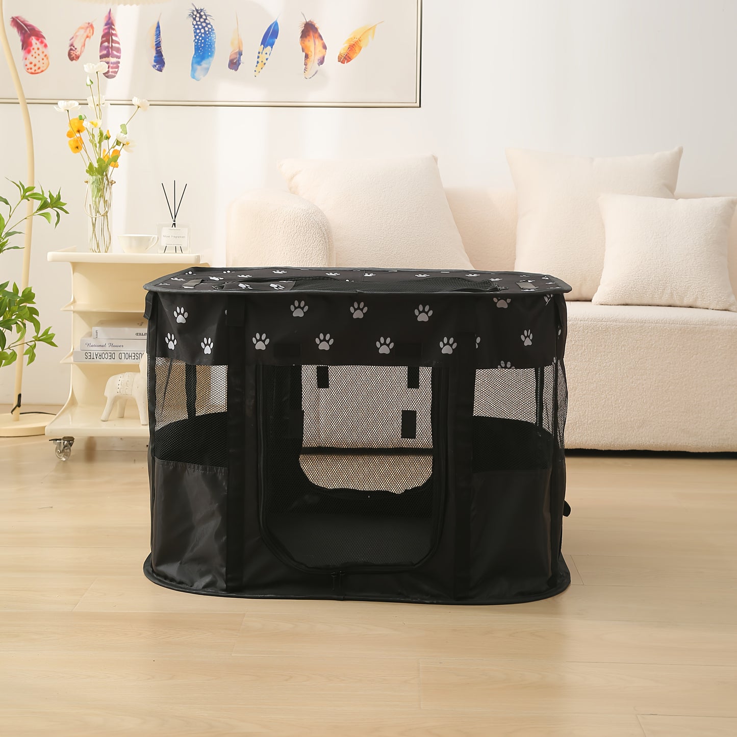 Tente Pliable pour chiens et chats – Maison portable aérée