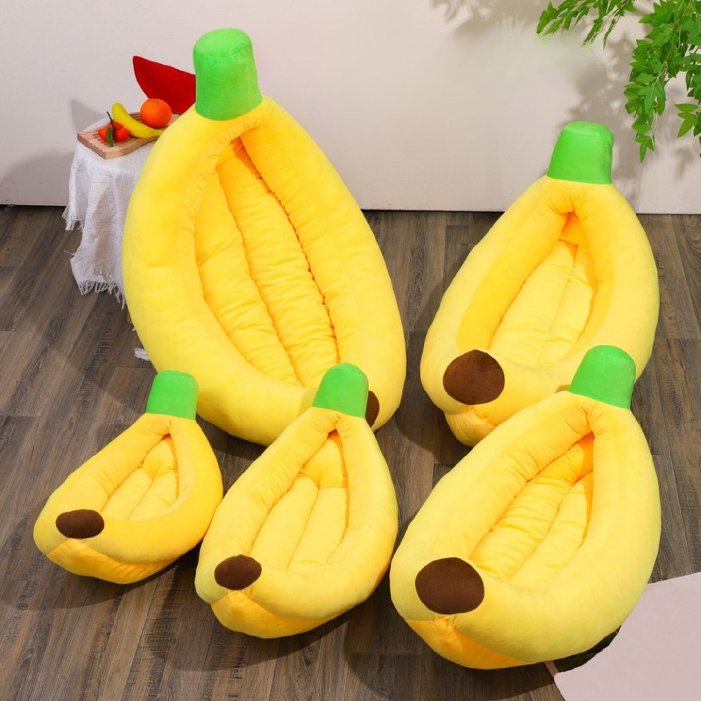 Lit banane moelleux pour Chien et Chat