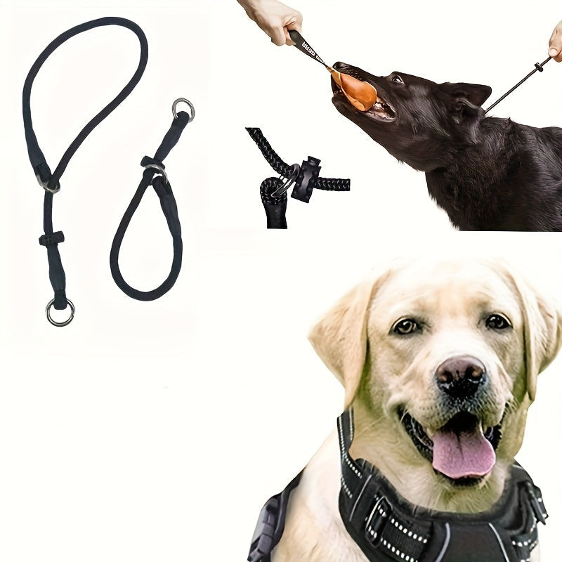 Collier Étrangleur en Corde tressée ajustable pour Chien