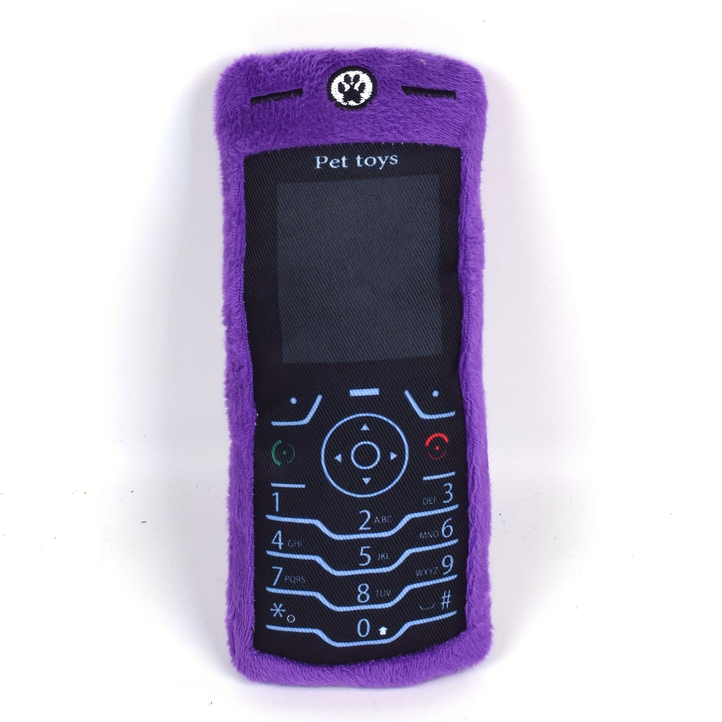 Jouet Téléphone Rétro en Peluche pour Chiens