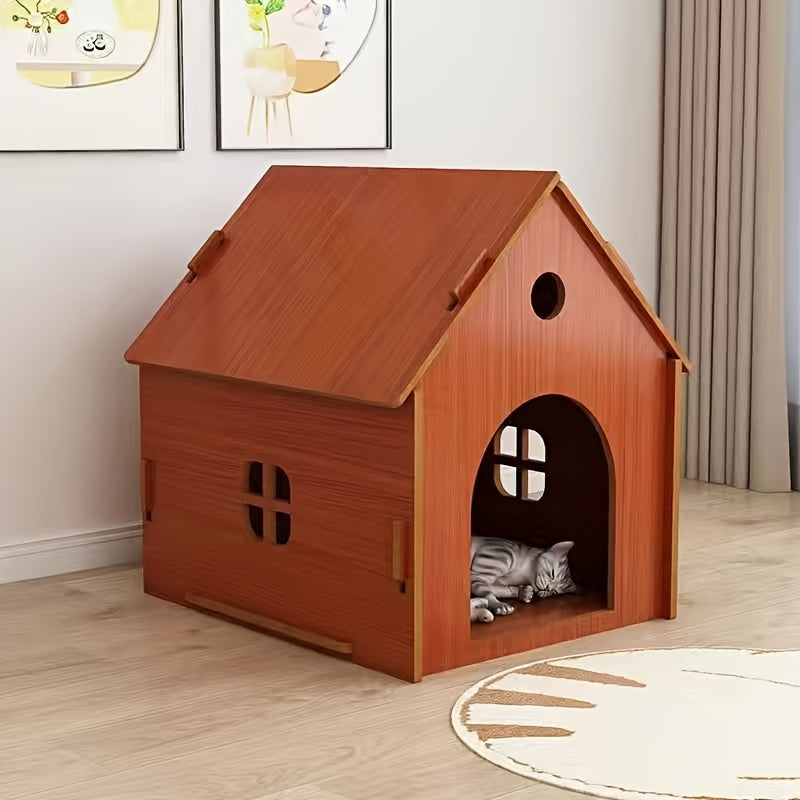 Niche Maison Intérieure en Panneau Fibre Bois