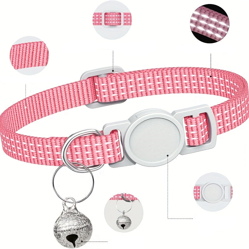 Collier Connecté avec Boucle Sécurité et Localisation pour Chats