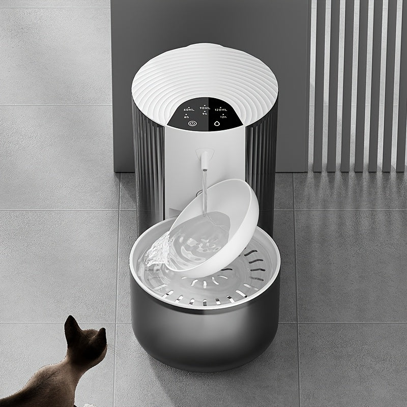 Fontaine à Eau Intelligente pour Chat – 3L avec Recharge USB et Batterie