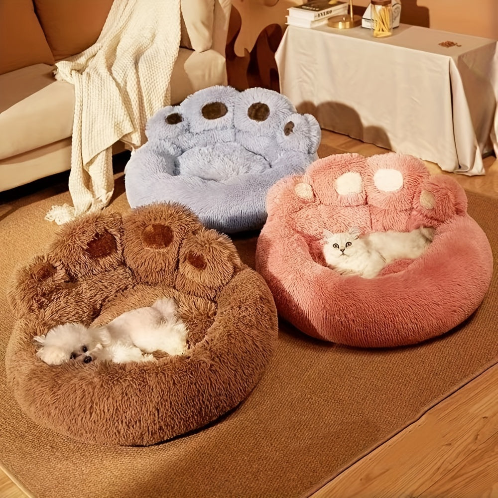 Coussin Patte Géante en Peluche pour Chien et Chat