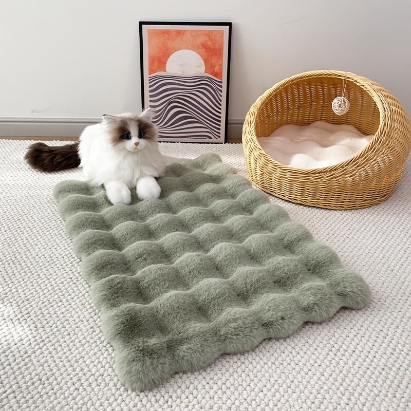 Tapis Doux en Fausse Fourrure pour Chiens et Chats
