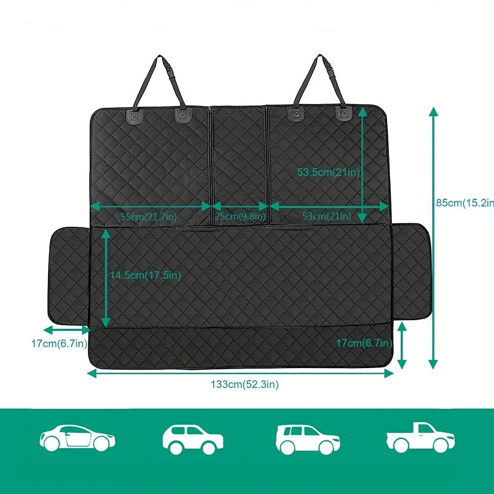Housse de Siège Voiture Antidérapante et Imperméable pour Chien
