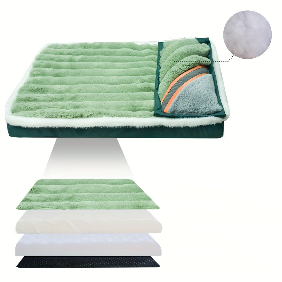 Matelas Orthopédique à Mémoire de Forme avec Oreiller Intégré