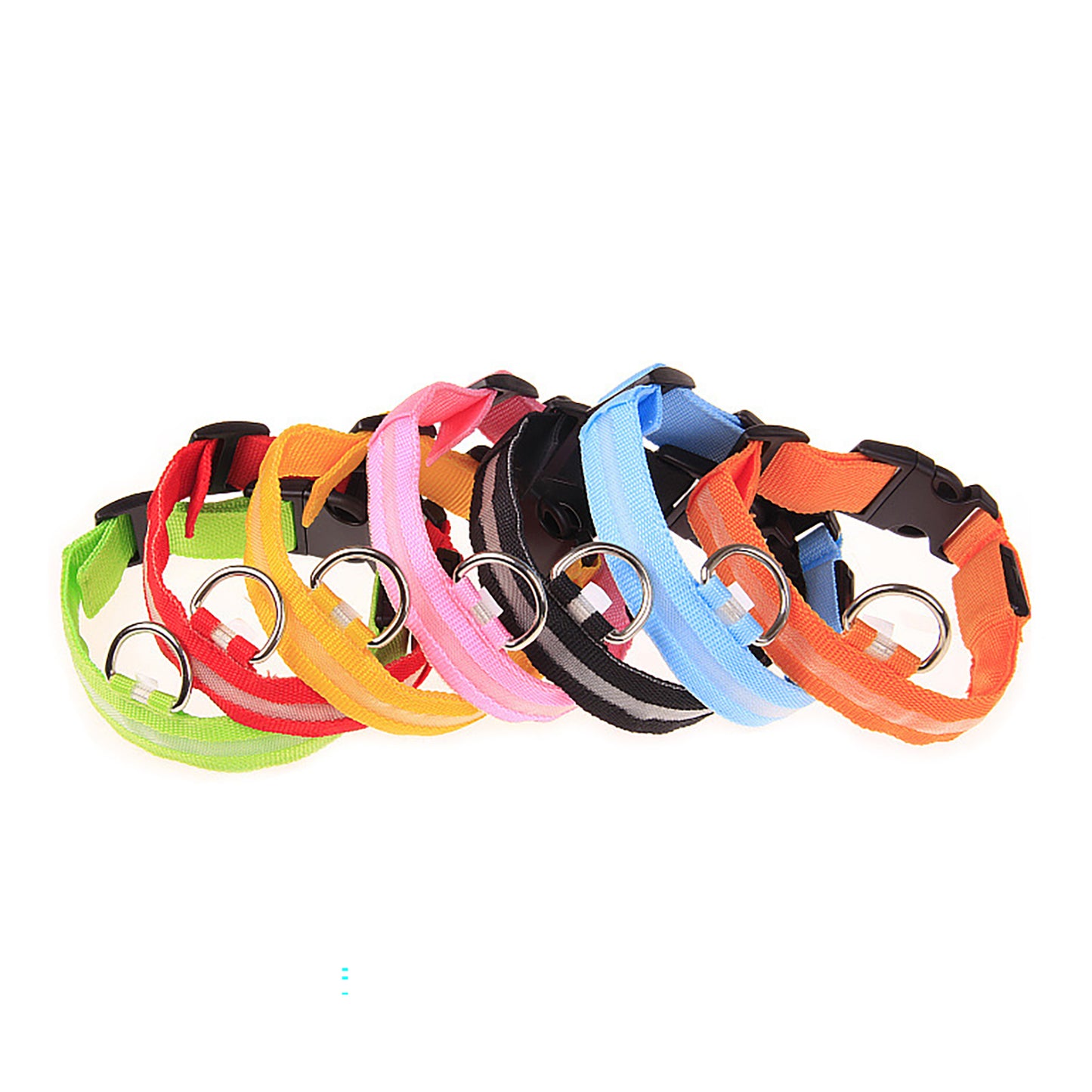 Collier lumineux ajustable pour Chien - sécurité de nuit