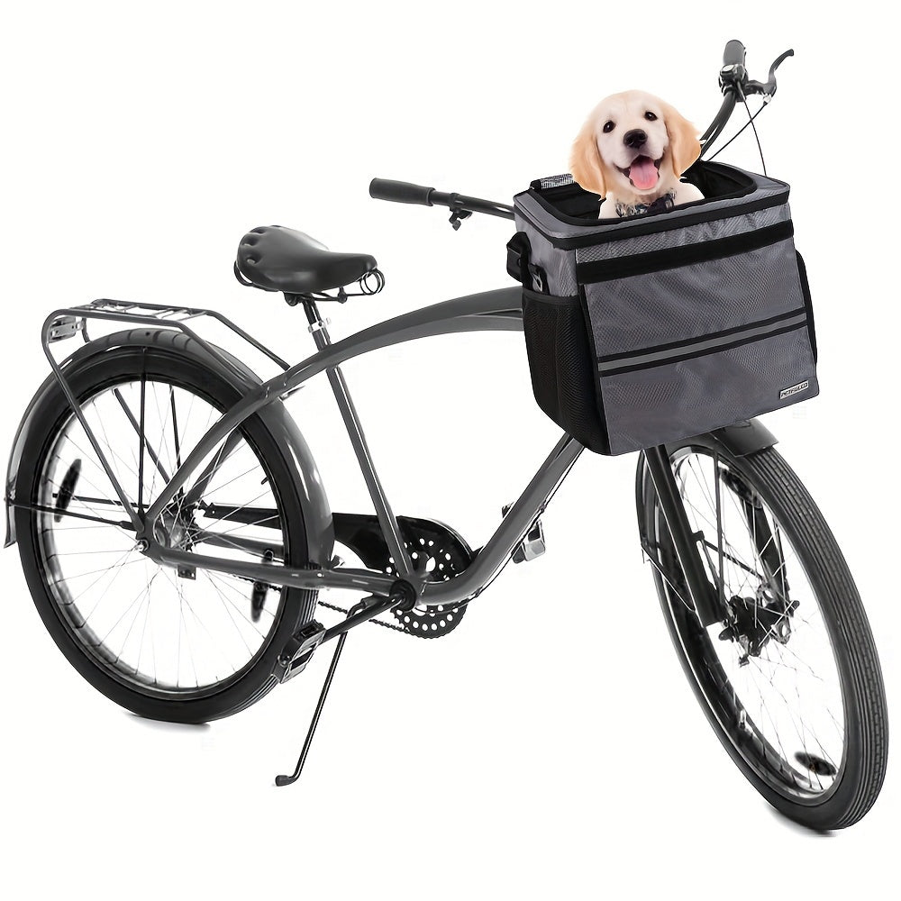 Panier vélo étanche 4-en-1 pour Chien et Chat