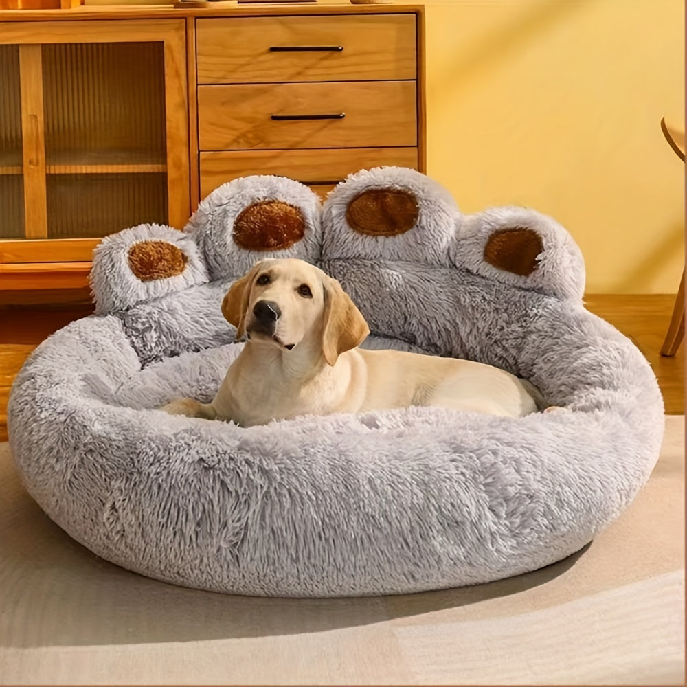 Coussin Patte Géante en Peluche pour Chien et Chat