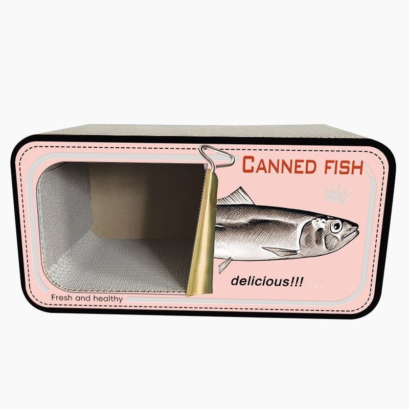 Maison en Carton Boîte de Conserve de Poisson