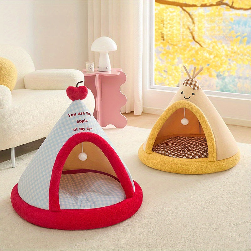 Tente Tipi Douillette pour chien ou chat – Coussin amovible