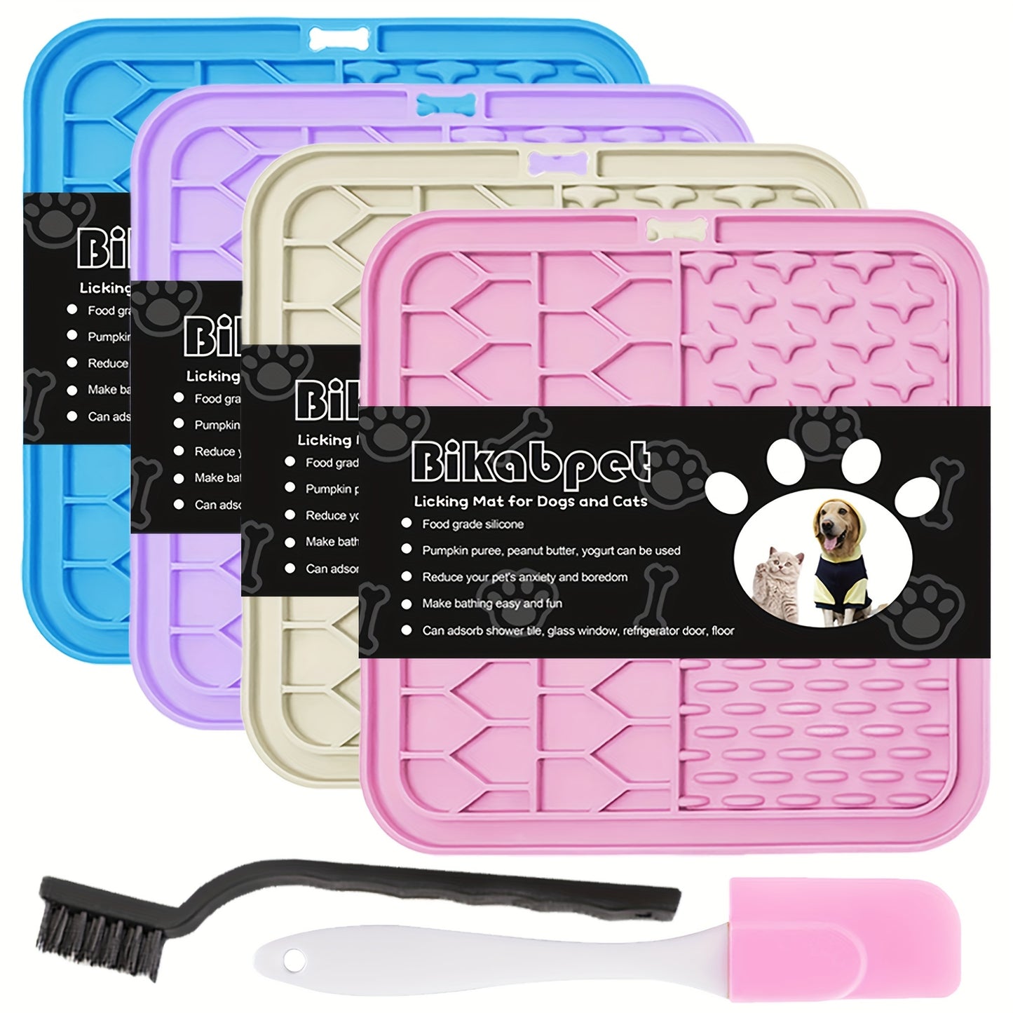 Tapis de Léchage Antidérapants pour Chiens et Chats