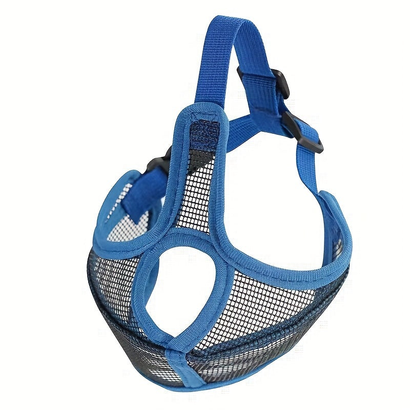 Muselière Ajustable en Maille Respirante pour Bouledogue