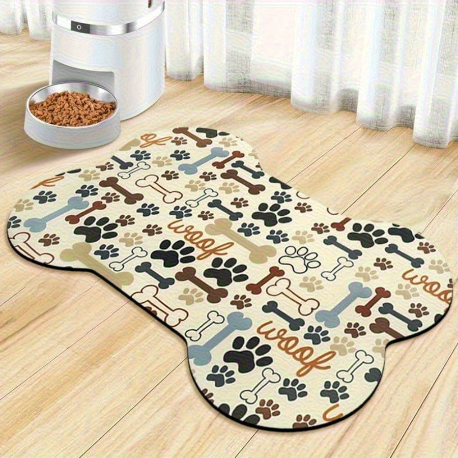Tapis gamelle absorbant en diatomite pour Chien