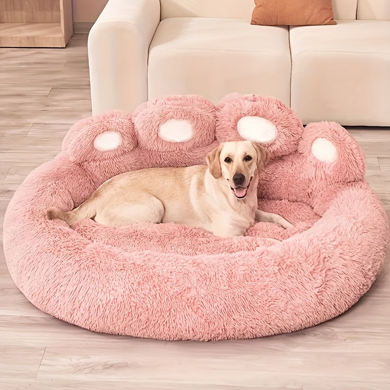 Coussin Patte Géante en Peluche pour Chien et Chat