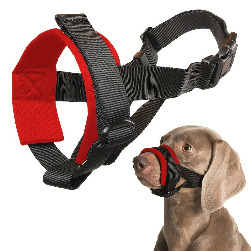 Muselière Ajustable en Maille Respirante pour Chiens