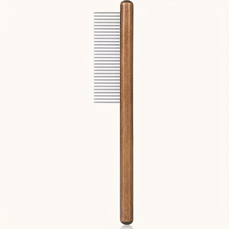 Peigne de Toilettage en Bois pour Chats et Chiens