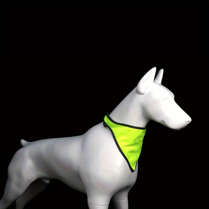 Bandana Réfléchissant Fluorescent à Clip pour Chiens et Chats