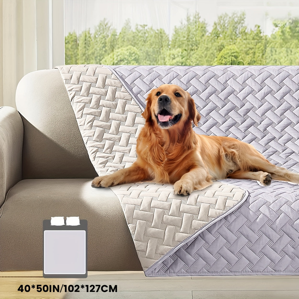 Couverture Imperméable Double Face pour Chiens et Chats