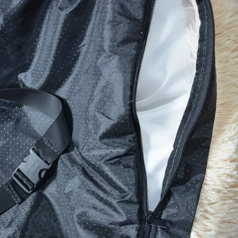 Siège Auto Douillet pour Chien – Cocoon Sécurisé en Fausse Fourrure