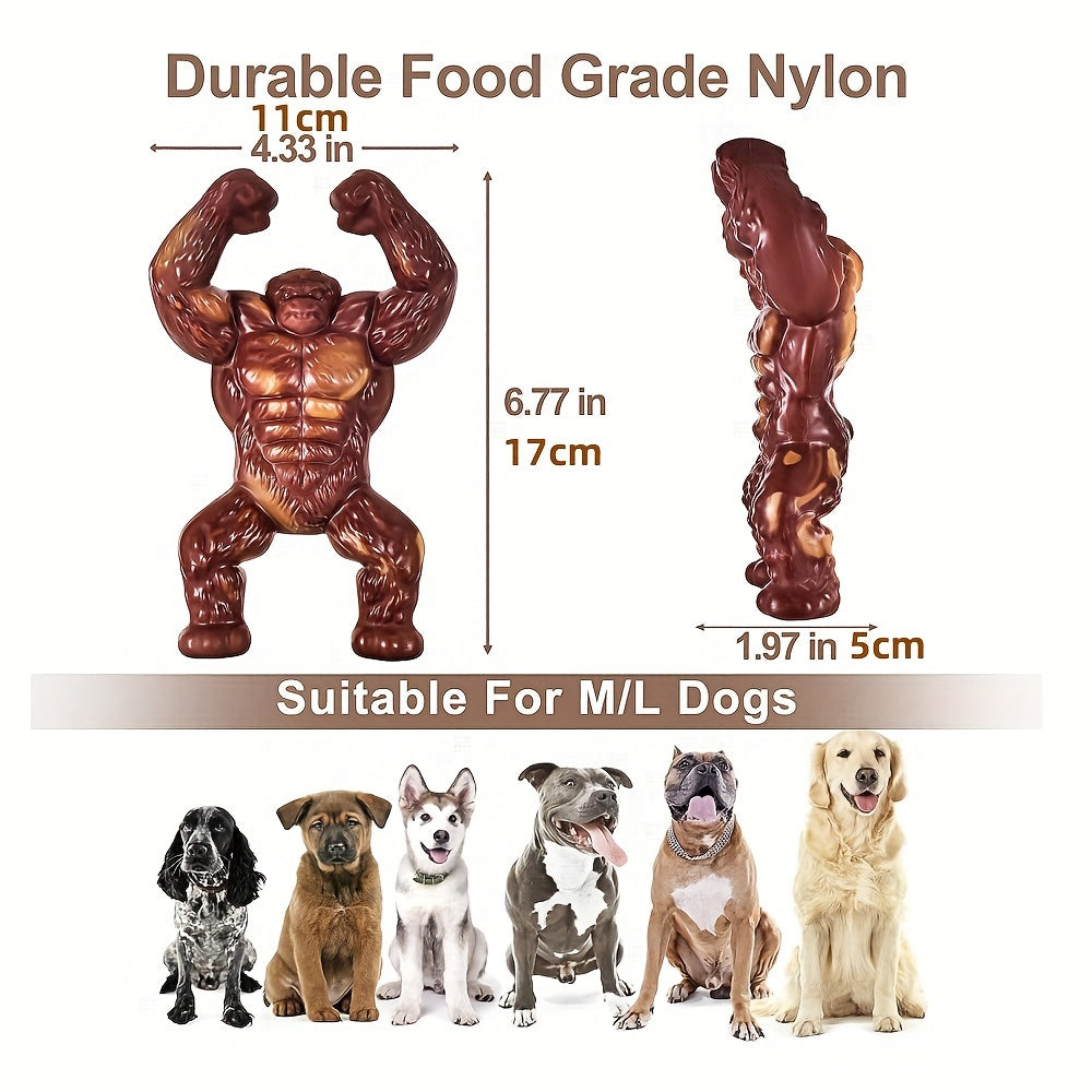 Jouet Gorille en Nylon Résistant pour Chiens Moyens à Grands