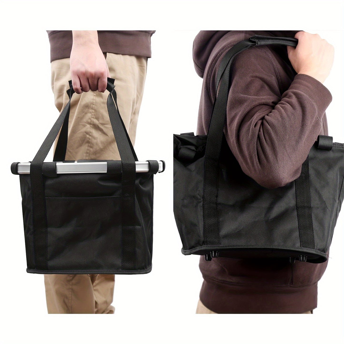 Panier vélo pliable avec support guidon pour Chien ou Chat