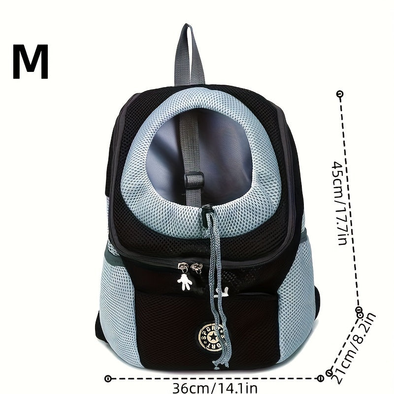 Sac à Dos de Transport pour Chien et Chat – Face Avant Respirante